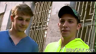 Delightful oral disturbance for gay stud